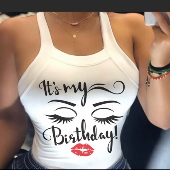 “It’s My Birthday “ tank top - Picture 2 of 9